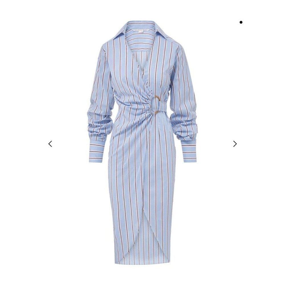 Veronica Beard Afton Striped Midi Dress